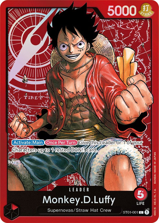 Monkey.D.Luffy (ST01-001) [Starter Deck 1: Straw Hat Crew]