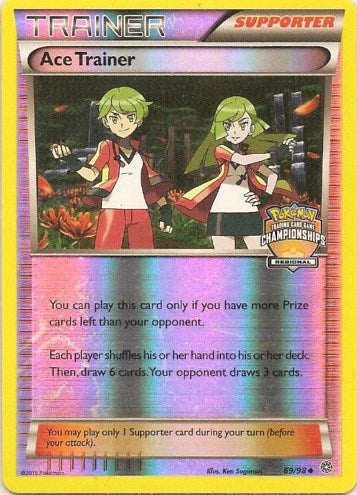 Ace Trainer (69/98) (Regional Championship Promo) [XY: Ancient Origins]