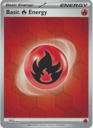 Basic Fire Energy (SVE002) (Reverse Holo) [Scarlet & Violet: Shrouded Fable]