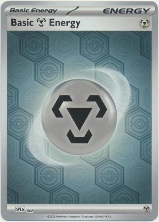 Basic Metal Energy (SVE008) (Reverse Holo) [Scarlet & Violet: Shrouded Fable]