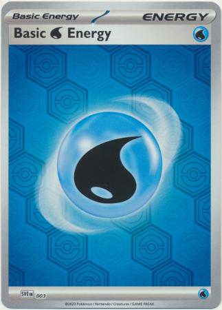 Basic Water Energy (SVE003) (Reverse Holo) [Scarlet & Violet: Shrouded Fable]