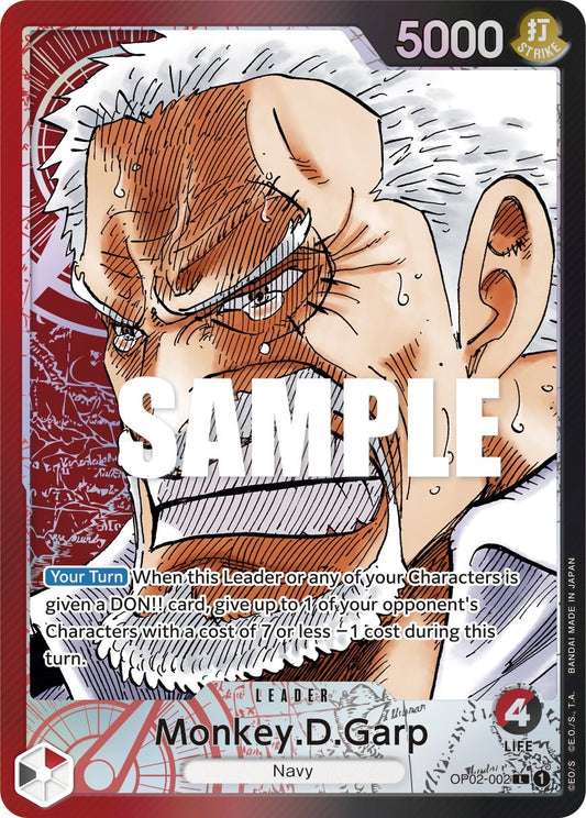 Monkey.D.Garp (002) (Alternate Art) (OP02-002) [Paramount War]