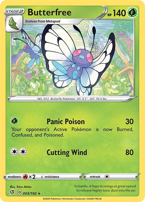 Butterfree (003/192) [Sword & Shield: Rebel Clash]