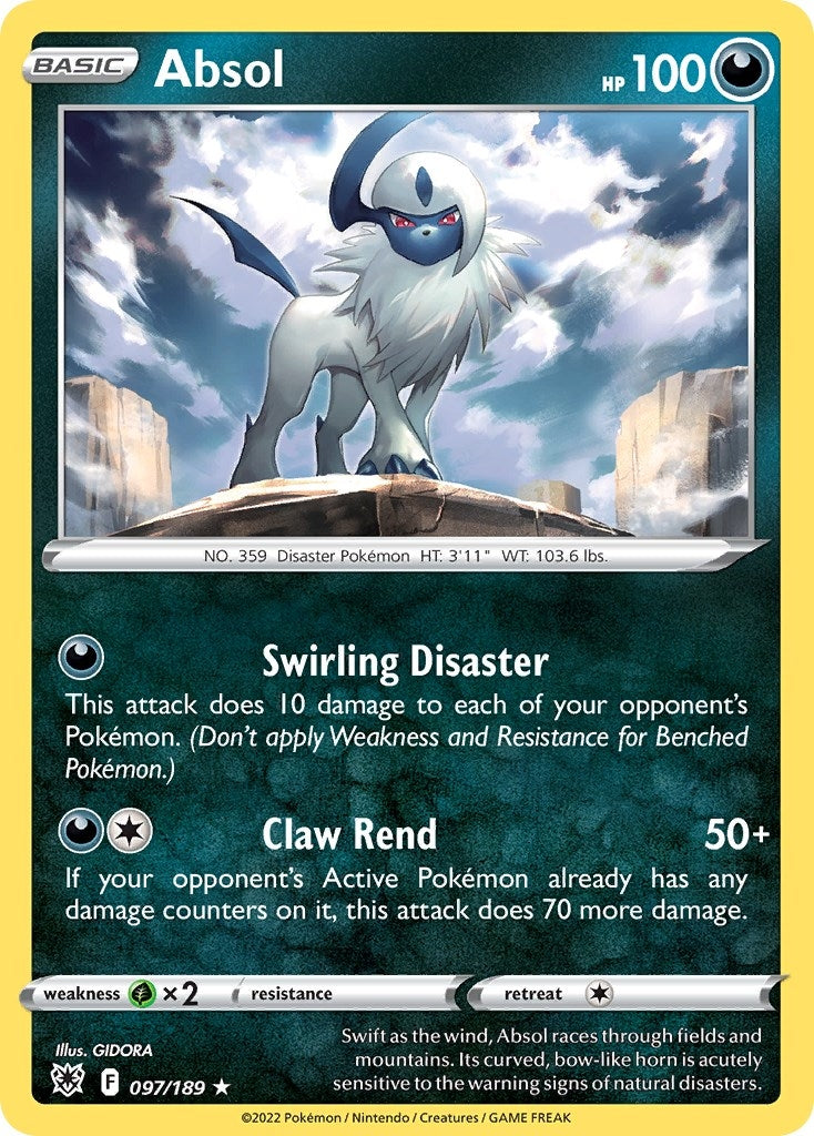 Absol (097/189) (Theme Deck Exclusive) [Sword & Shield: Astral Radiance]