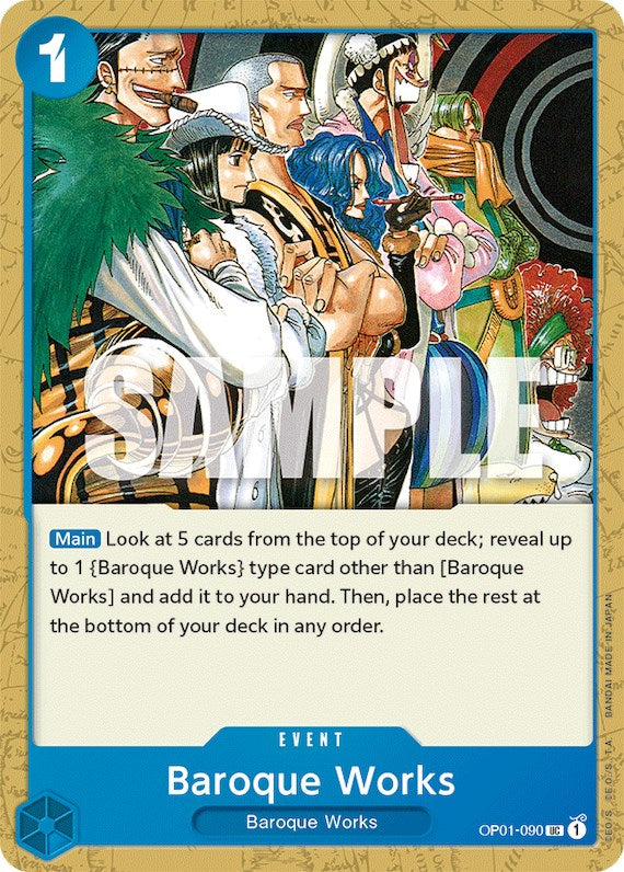 Baroque Works (OP01-090) [Romance Dawn]