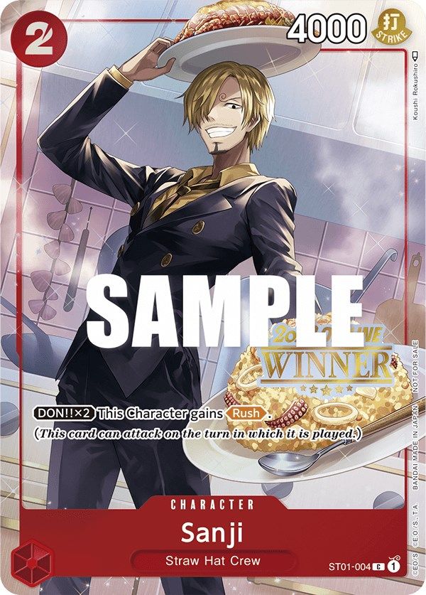 Sanji (Offline Regional 2023) (ST01-004) [One Piece Promotion Cards]