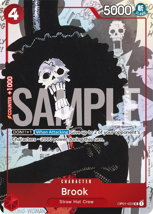 Brook - OP01-022 (Alternate Art) (OP01-022) [One Piece Promotion Cards]