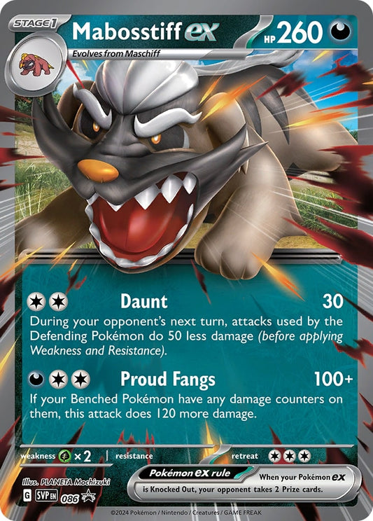 Mabosstiff ex - 086 (086) [SV: Scarlet & Violet Promo Cards]