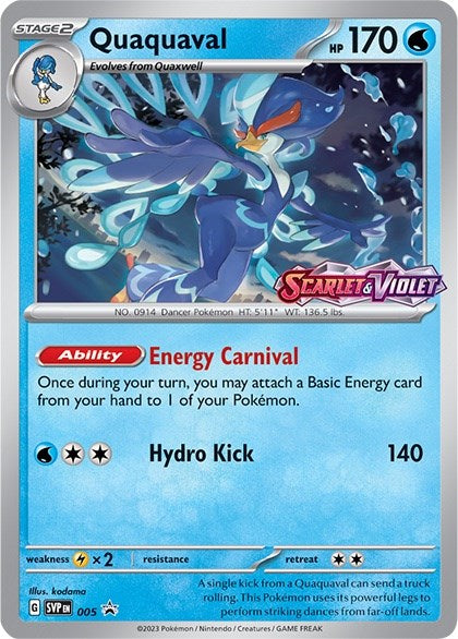 Quaquaval - 005 (Prerelease) (005) [SV: Scarlet & Violet Promo Cards]