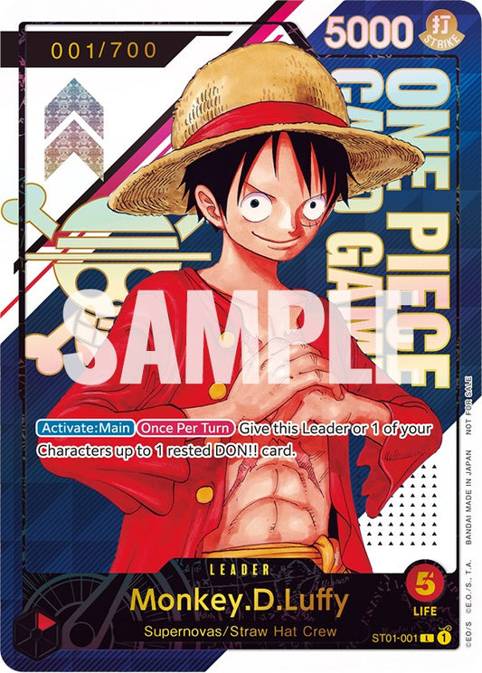 Monkey.D.Luffy - ST01-001 (ST01-001) [One Piece Promotion Cards]