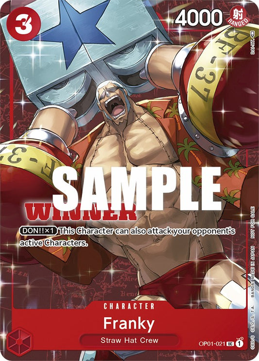 Franky (Tournament Pack Vol. 2) (OP01-021) [One Piece Promotion Cards]