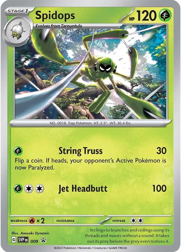 Spidops - 009 (009) [SV: Scarlet & Violet Promo Cards]