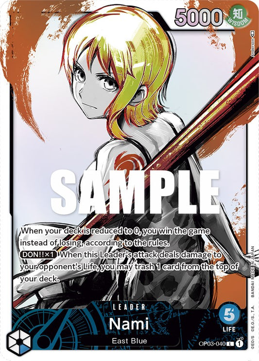 Nami (040) (Alternate Art) (OP03-040) [Pillars of Strength]