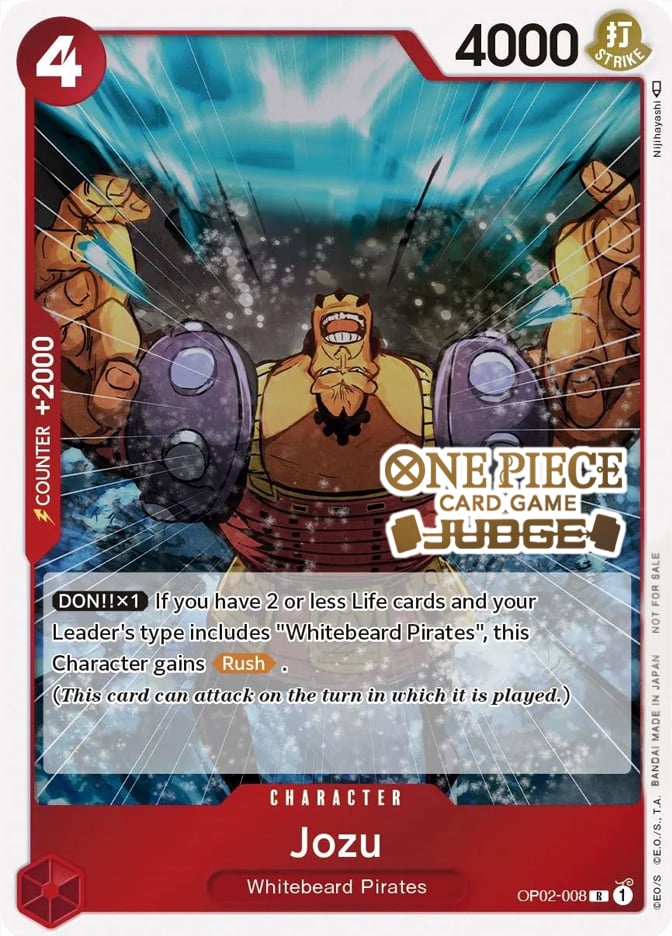 Jozu (Judge) (OP02-008) [One Piece Promotion Cards]