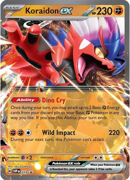 Koraidon ex - 029 (029) [SV: Scarlet & Violet Promo Cards]
