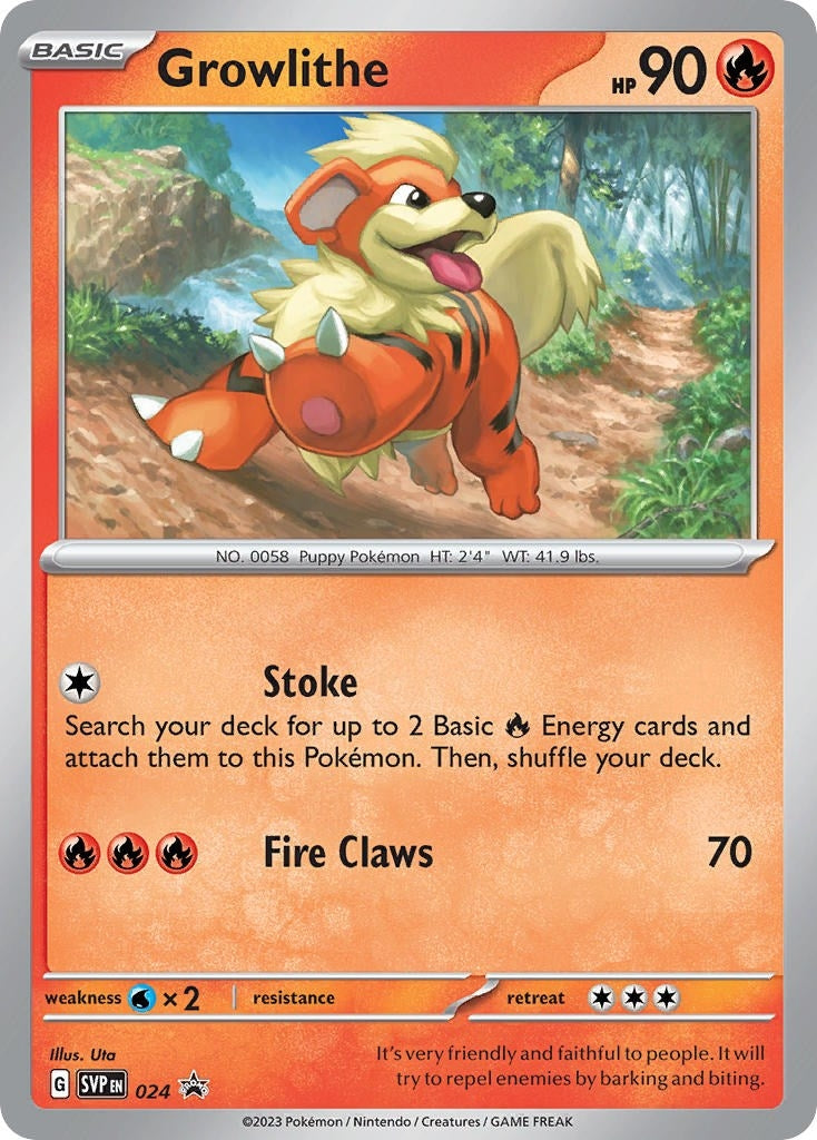 Growlithe - 024 (024) [SV: Scarlet & Violet Promo Cards]