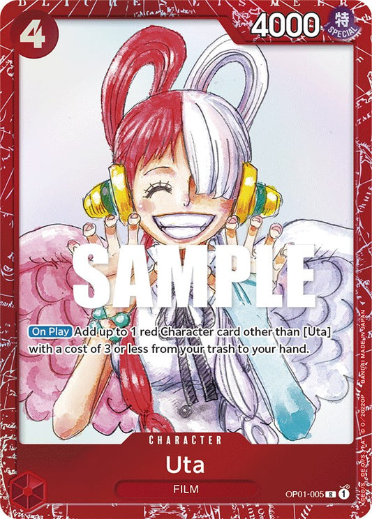 Uta (Premium Card Collection -ONE PIECE FILM RED Edition-) (OP01-005) [One Piece Promotion Cards]