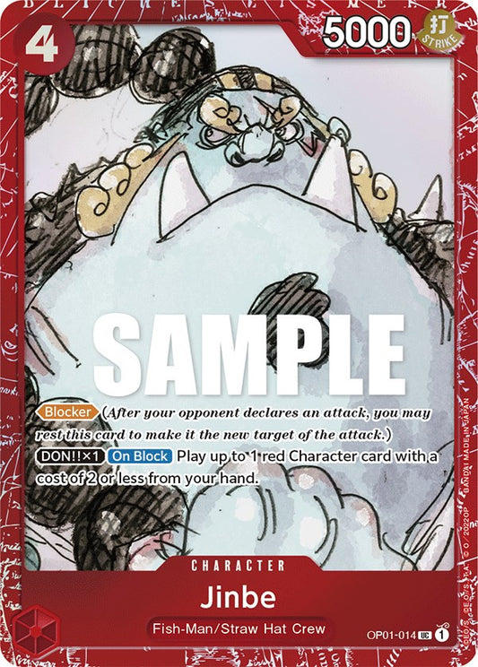 Jinbe (Premium Card Collection -ONE PIECE FILM RED Edition-) (OP01-014) [One Piece Promotion Cards]