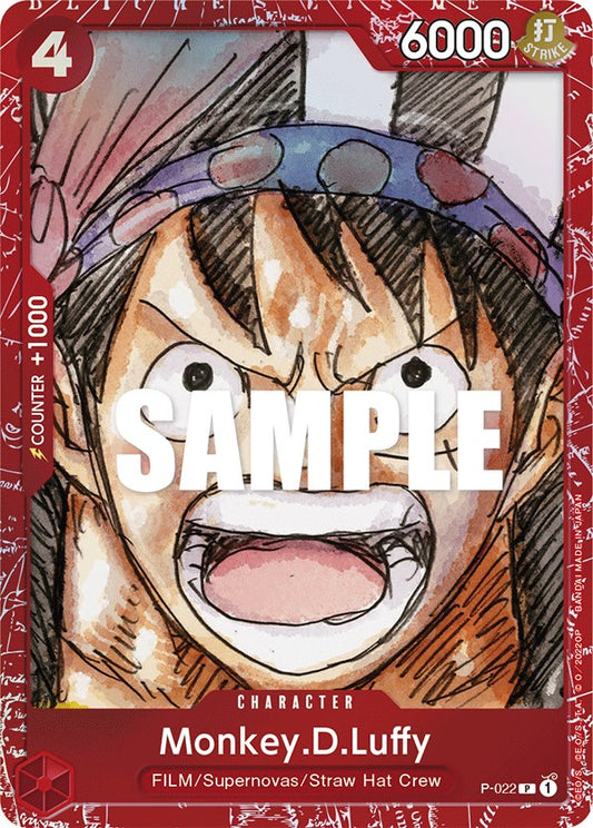 Monkey.D.Luffy (Premium Card Collection -ONE PIECE FILM RED Edition-) (P-022) [One Piece Promotion Cards]