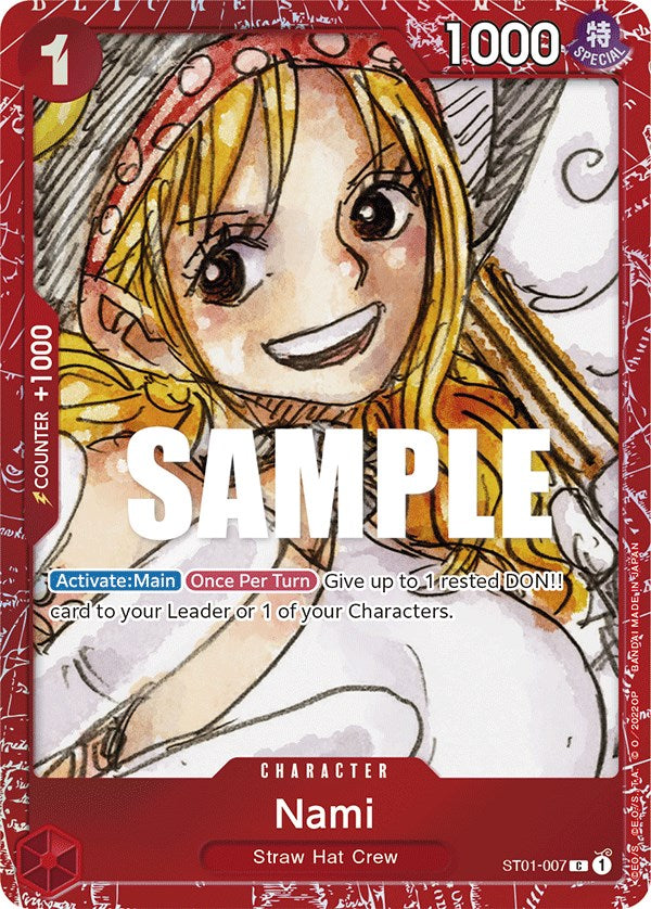 Nami (Premium Card Collection -ONE PIECE FILM RED Edition-) (ST01-007) [One Piece Promotion Cards]
