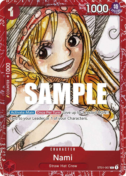 Nami (Premium Card Collection -ONE PIECE FILM RED Edition-) (ST01-007) [One Piece Promotion Cards]