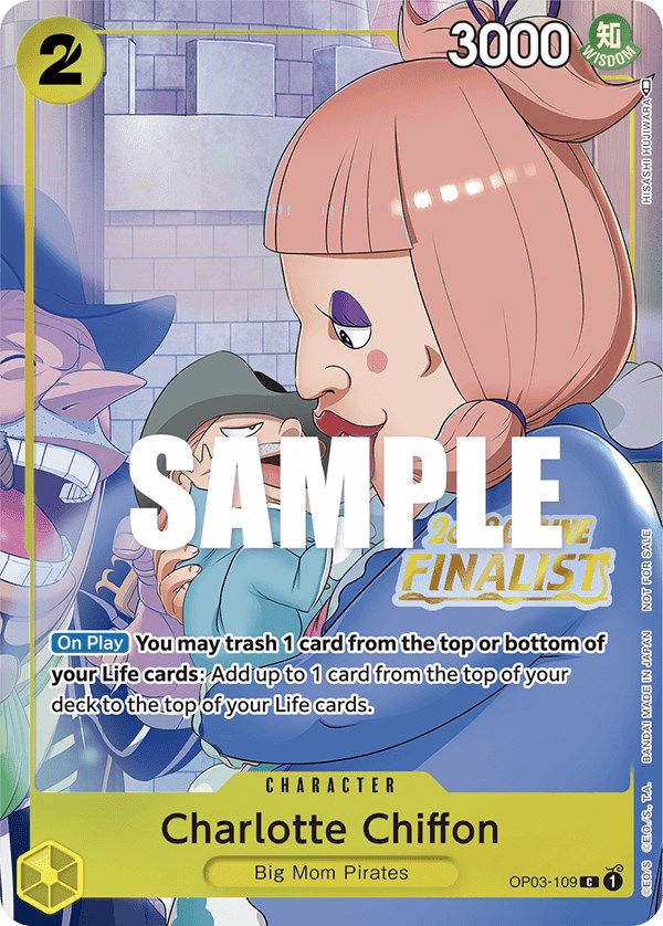 Charlotte Chiffon (Online Regional 2023) (OP03-109) [One Piece Promotion Cards]