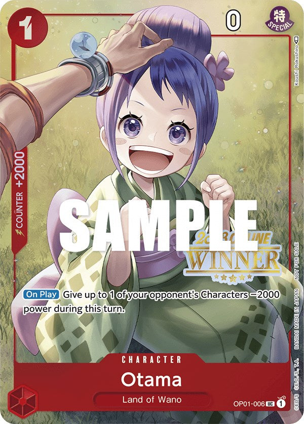 Otama (Online Regional 2023) (OP01-006) [One Piece Promotion Cards]