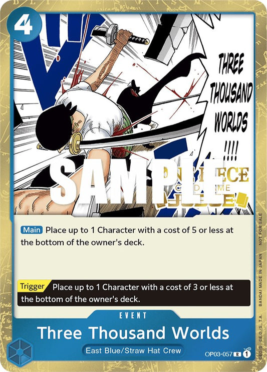 Three Thousand Worlds (Judge Pack Vol. 2) (OP03-057) [One Piece Promotion Cards]