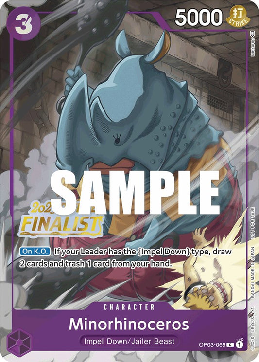 Minorhinoceros (Offline Regional 2023) (OP03-069) [One Piece Promotion Cards]
