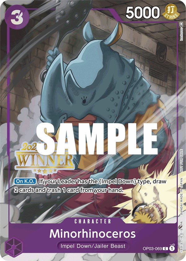 Minorhinoceros (Offline Regional 2023) (OP03-069) [One Piece Promotion Cards]