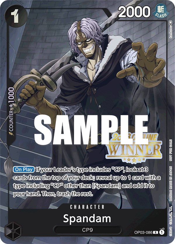 Spandam (Offline Regional 2023) (OP03-086) [One Piece Promotion Cards]