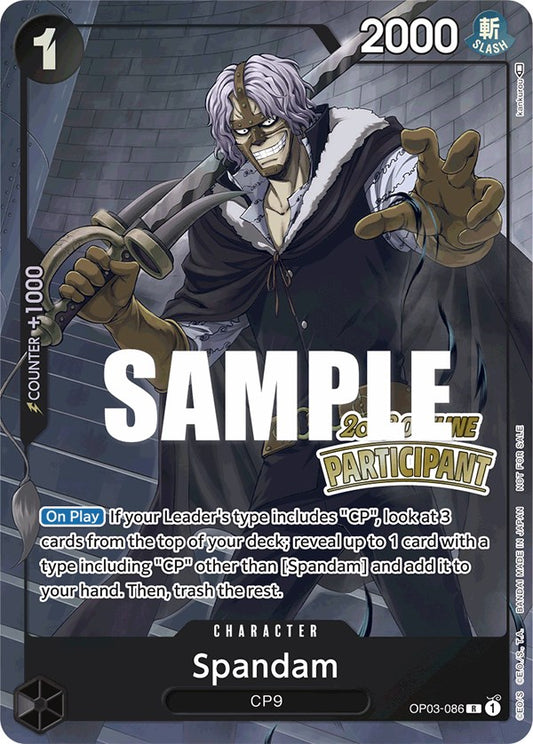 Spandam (Offline Regional 2023) (OP03-086) [One Piece Promotion Cards]