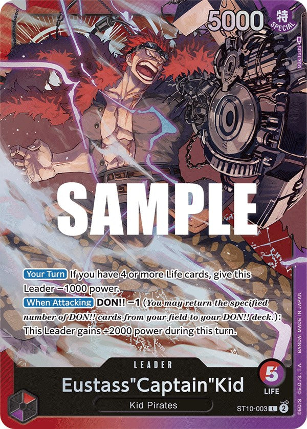 Eustass"Captain"Kid (ST10-003) [Ultra Deck: The Three Captains]