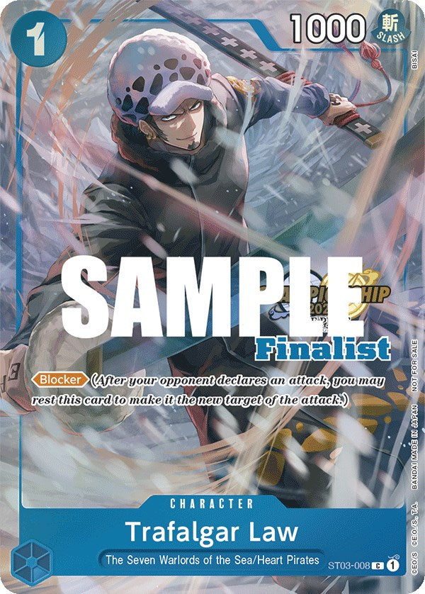 Trafalgar Law (CS 2023 Top Players Pack) (ST03-008) [One Piece Promotion Cards]