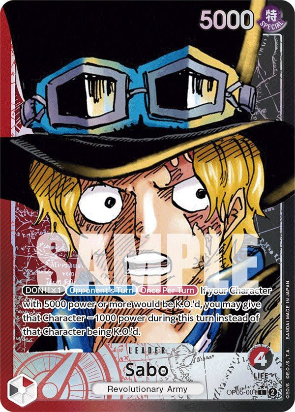 Sabo (001) (Alternate Art) (OP05-001) [Awakening of the New Era]