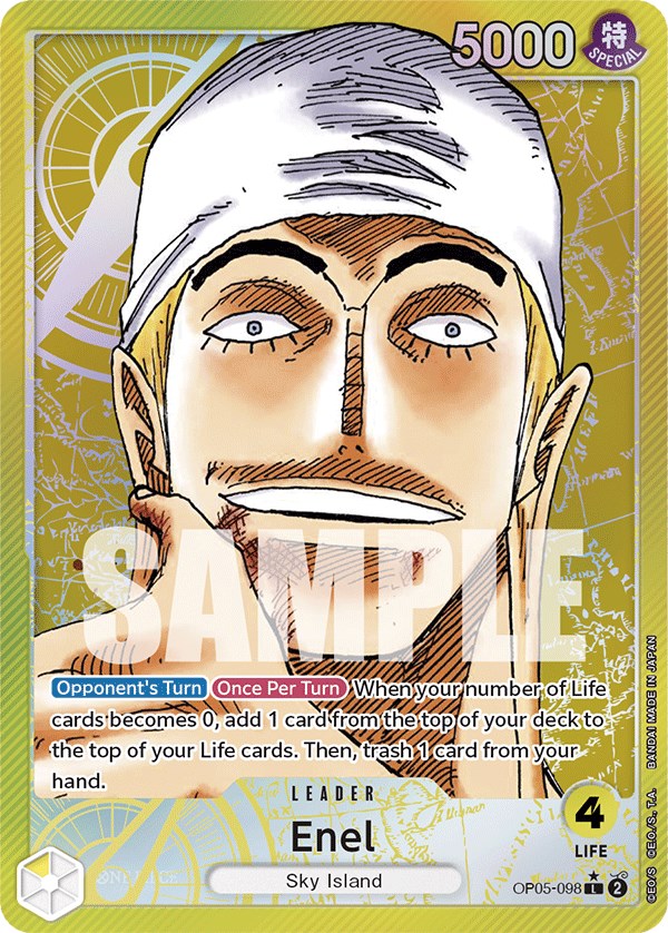 Enel (098) (Alternate Art) (OP05-098) [Awakening of the New Era]