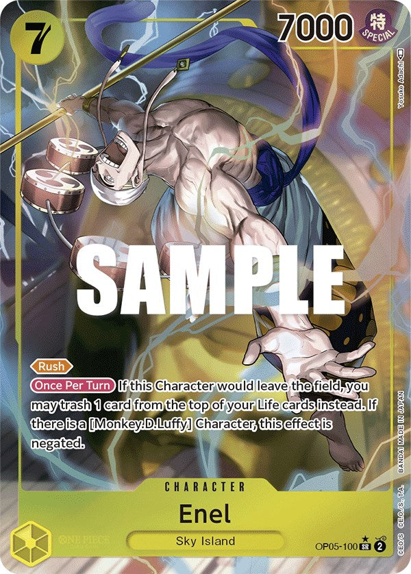 Enel (100) (Alternate Art) (OP05-100) [Awakening of the New Era]