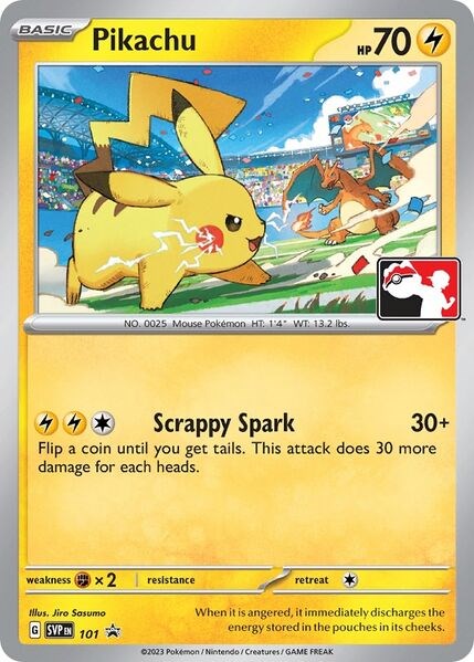 Pikachu - 101 (101) [SV: Scarlet & Violet Promo Cards]