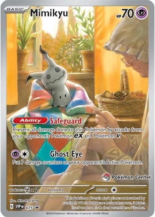 Mimikyu - 075 (Pokemon Center Exclusive) (075) [SV: Scarlet & Violet Promo Cards]
