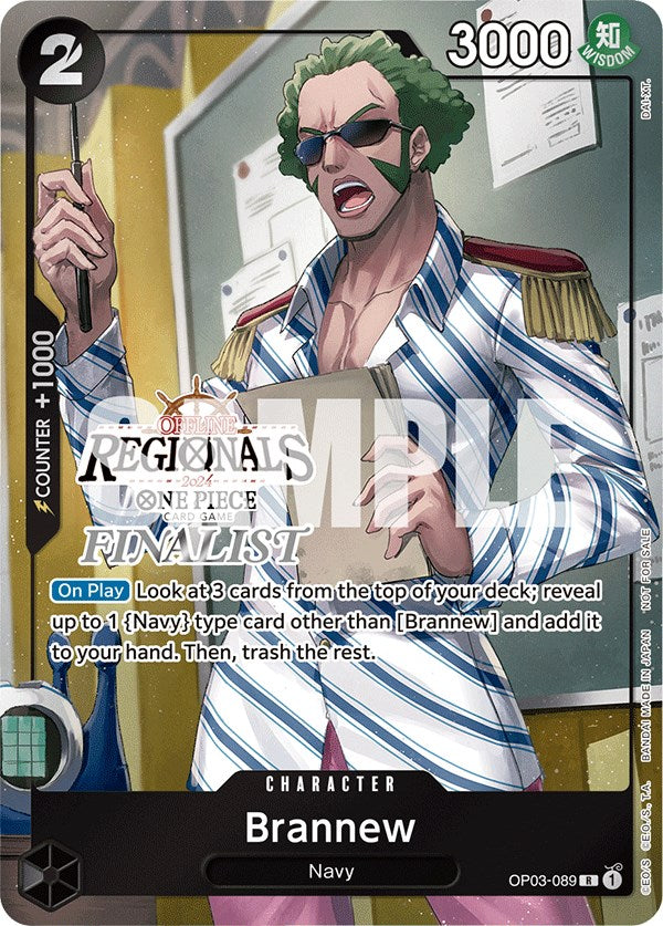Brannew (Offline Regional 2024) (OP03-089) [One Piece Promotion Cards]