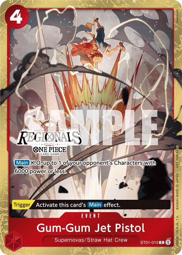 Gum-Gum Jet Pistol (Online Regional 2024) (ST01-015) [One Piece Promotion Cards]