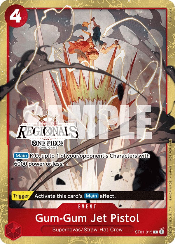 Gum-Gum Jet Pistol (Offline Regional 2024) (ST01-015) [One Piece Promotion Cards]