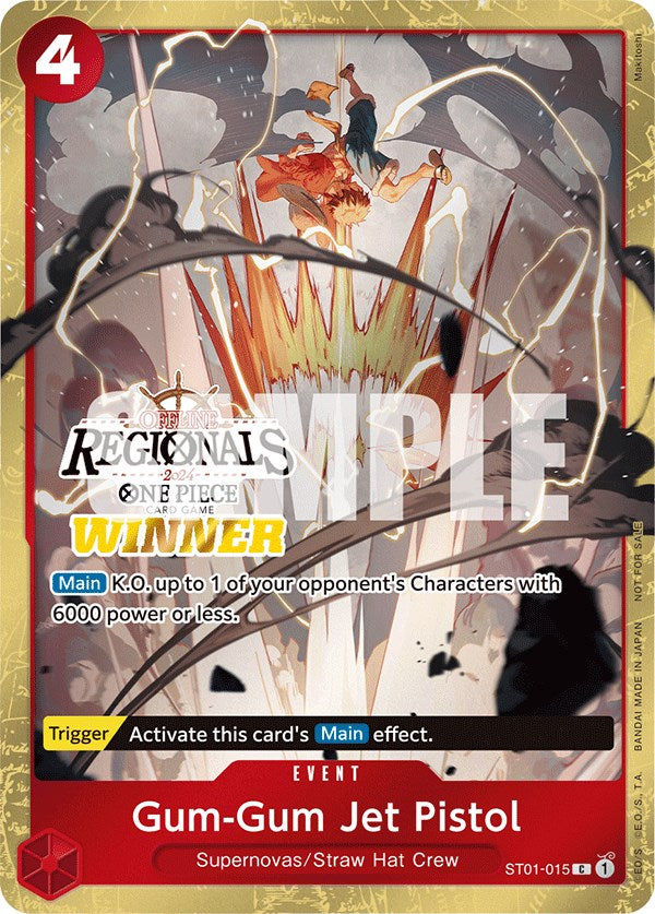 Gum-Gum Jet Pistol (Offline Regional 2024) (ST01-015) [One Piece Promotion Cards]
