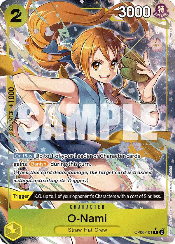 O-Nami (Alternate Art) (OP06-101) [Wings of the Captain]