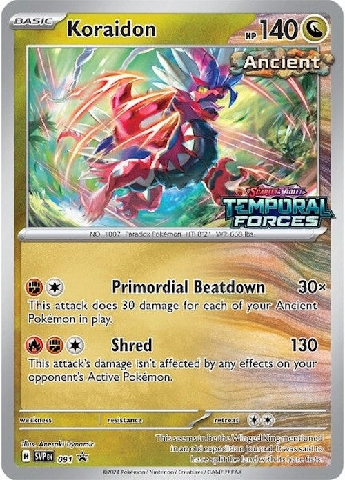 Koraidon - 091 (Prerelease) (091) [SV: Scarlet & Violet Promo Cards]