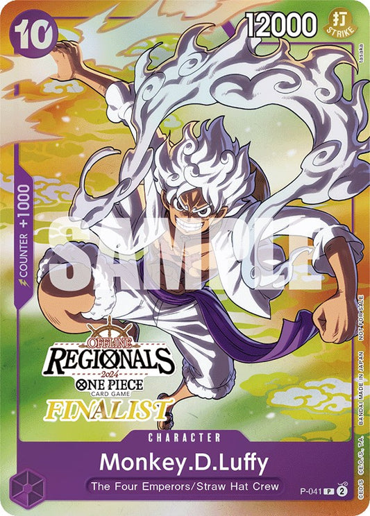 Monkey.D.Luffy (041) (Online Regional 2024 Vol. 2) (P-041) [One Piece Promotion Cards]