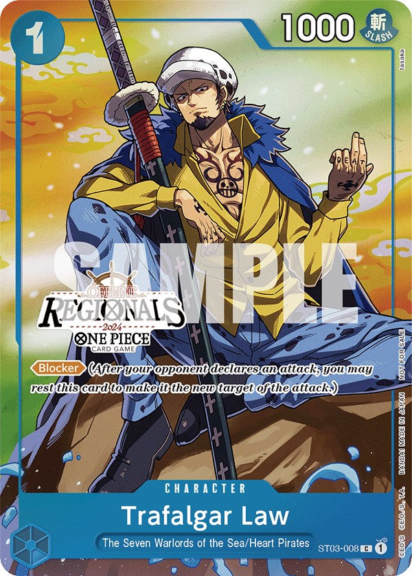 Trafalgar Law (Offline Regional 2024 Vol. 2) (ST03-008) [One Piece Promotion Cards]