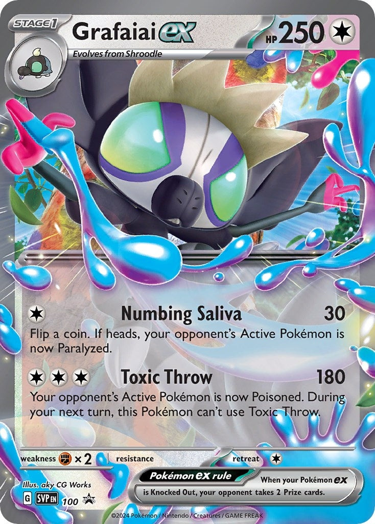 Grafaiai ex - 100 (100) [SV: Scarlet & Violet Promo Cards]