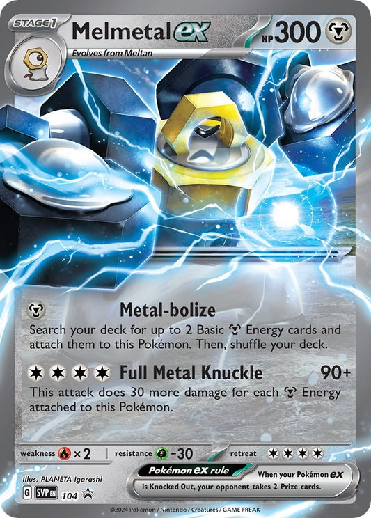 Melmetal ex - 104 (104) [SV: Scarlet & Violet Promo Cards]