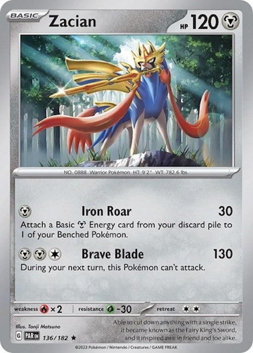 Image for Zacian (136/182) (Deck Exclusives) - Pokemon